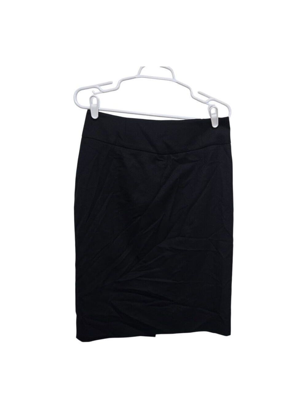 J Crew Black Pencil Skirt Size 8 Classic Work Office